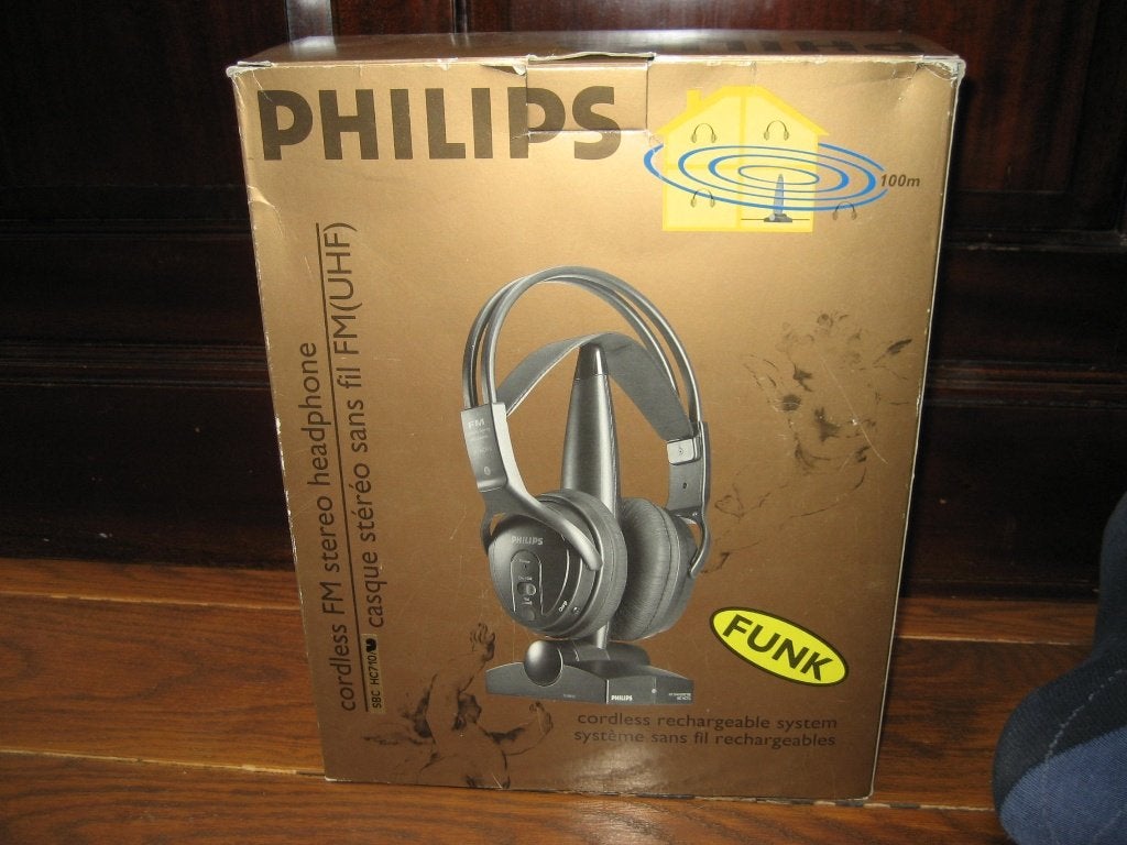 Philips cordless fm stereo headphone, Ophalen of Verzenden, Gebruikt