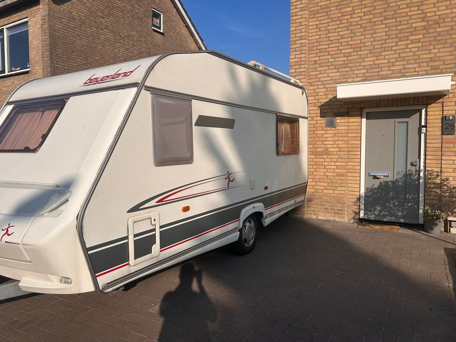 Beyerland Sprinter 420 LB - Compacte en complete caravan, Particulier, 4 tot 5 meter, Beyerland, Fietsenrek