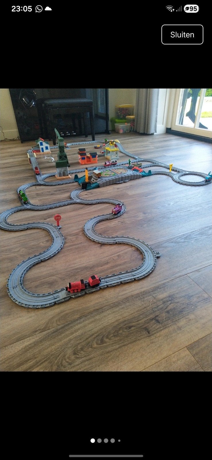 Grote Thomas de Trein spoorbaan met accessoires, Ophalen of Verzenden, Zo goed als nieuw