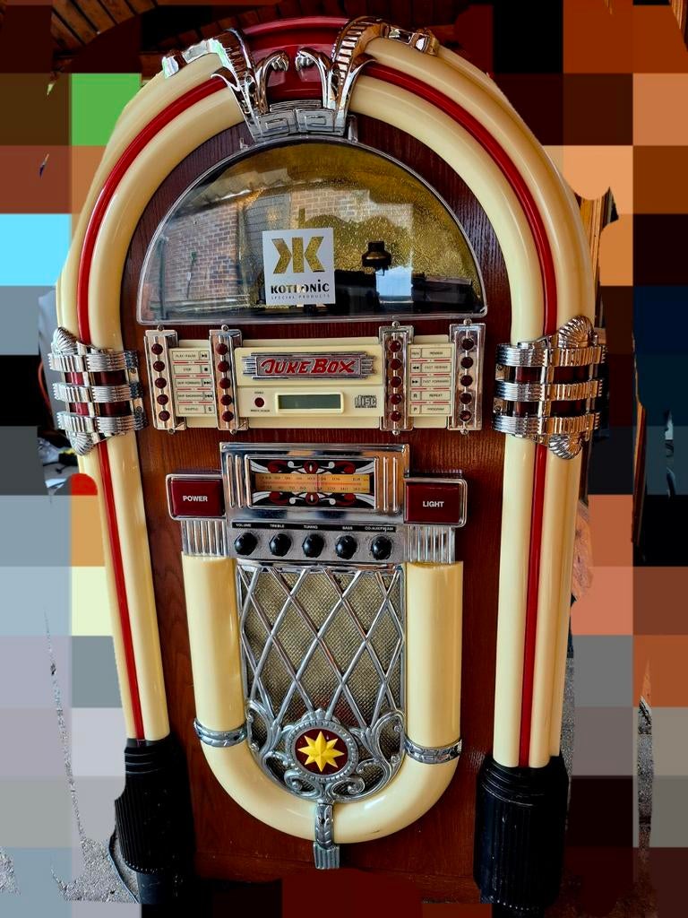 Jukebox kotronic 100x50 cm, Ophalen of Verzenden, Gebruikt, 1970 tot heden, Overige merken