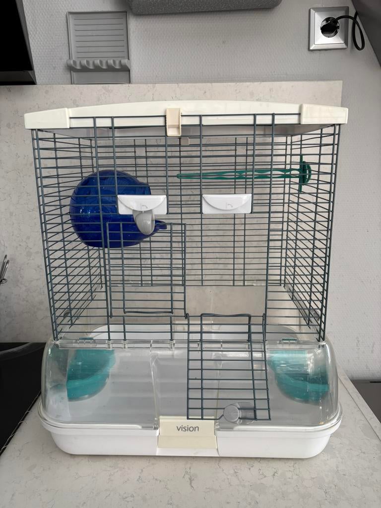 Vision vogel kooitje, Ophalen, Zo goed als nieuw, Metaal, Vogelkooi