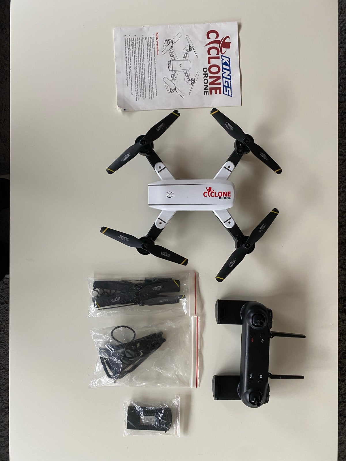 Kings Cyclone Drone, Ophalen, Gebruikt, Basiskwaliteit, Minder dan 100 meter