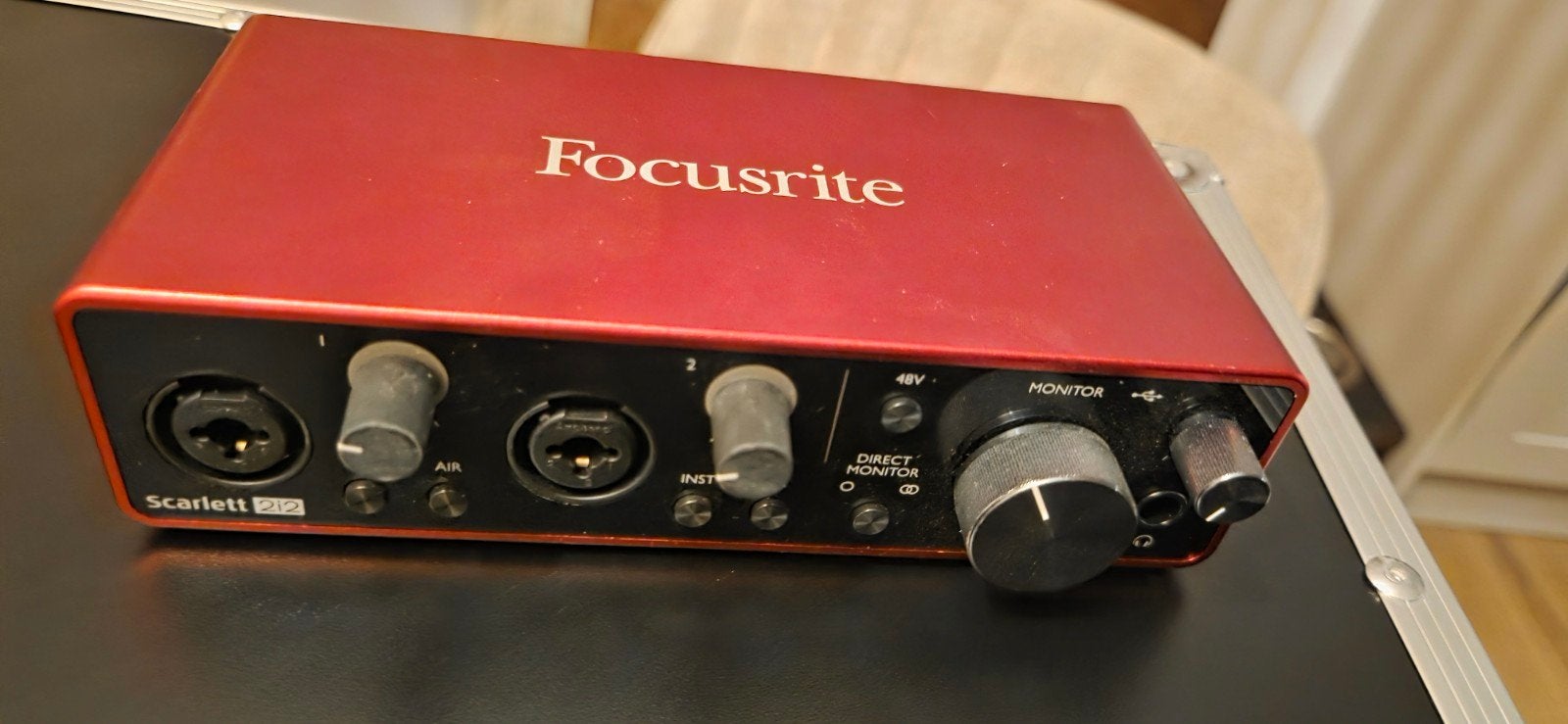 Focusrite Scarlett 2i2 Audio Interface, Ophalen of Verzenden, Zo goed als nieuw