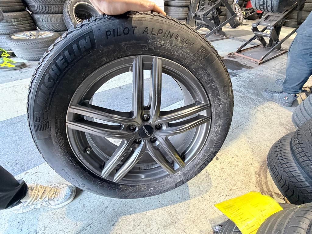 Michelin Pilot Alpin – 275/50 R20 – Ronal sport velgen, Ophalen, Gebruikt, 275 mm, Banden en Velgen