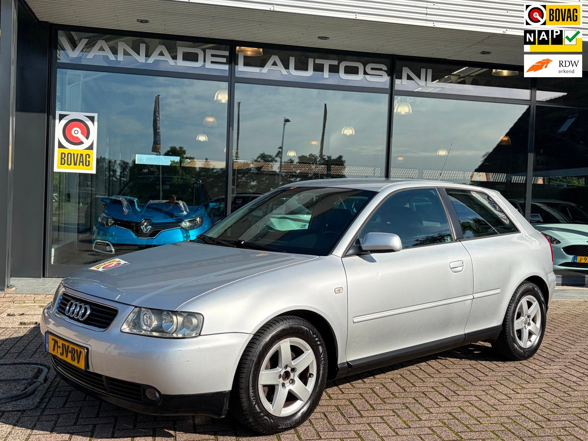 Audi A3 1.8 5V Ambition Clima Cruise LM-Velgen NL-Auto NAP N, Auto's, Gebruikt, Zwart, 4 cilinders, 610 kg