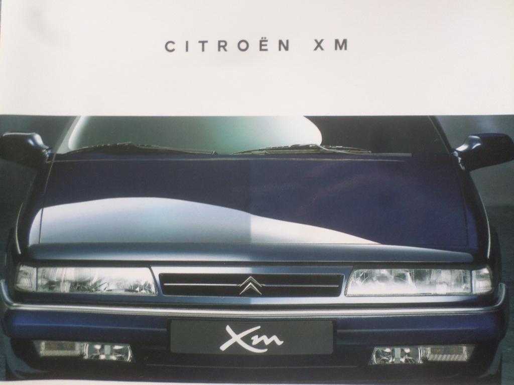 Citroën XM Berline & Break 1995 Brochure, Ophalen of Verzenden, Zo goed als nieuw, Citroën