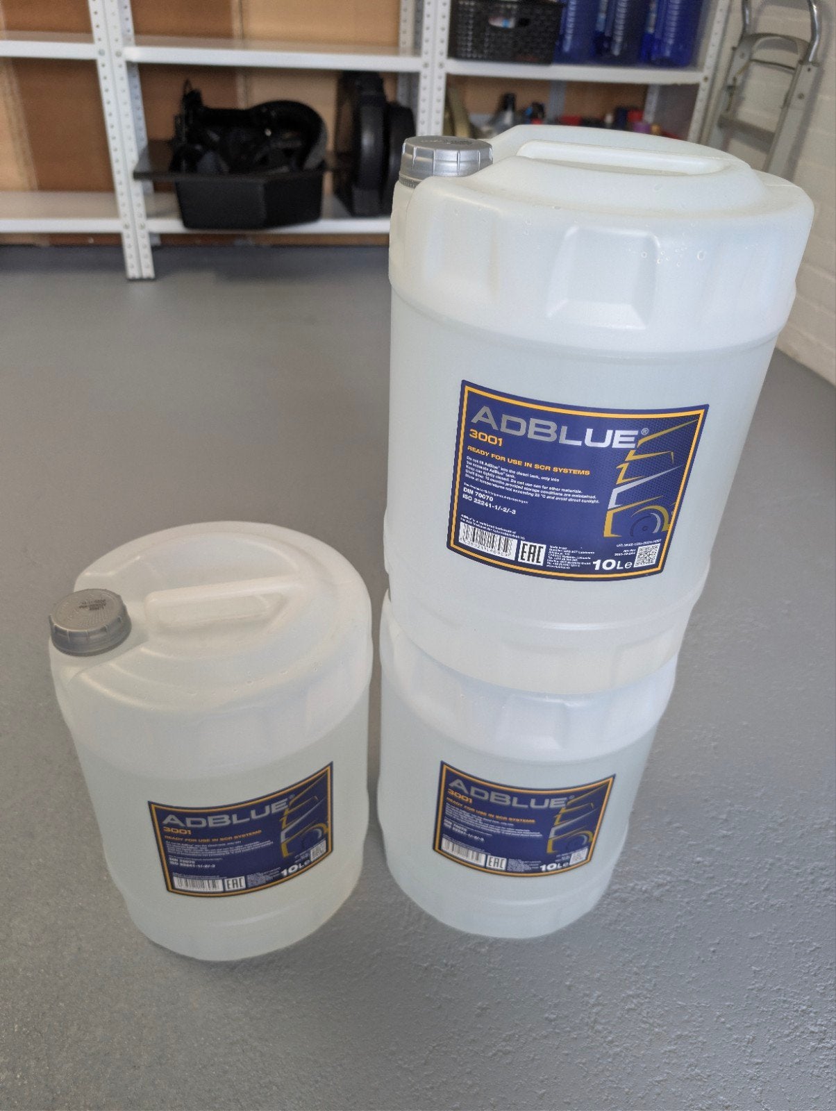 3 jerrycans AdBlue 10 liter - Nieuw, Ophalen, Nieuw