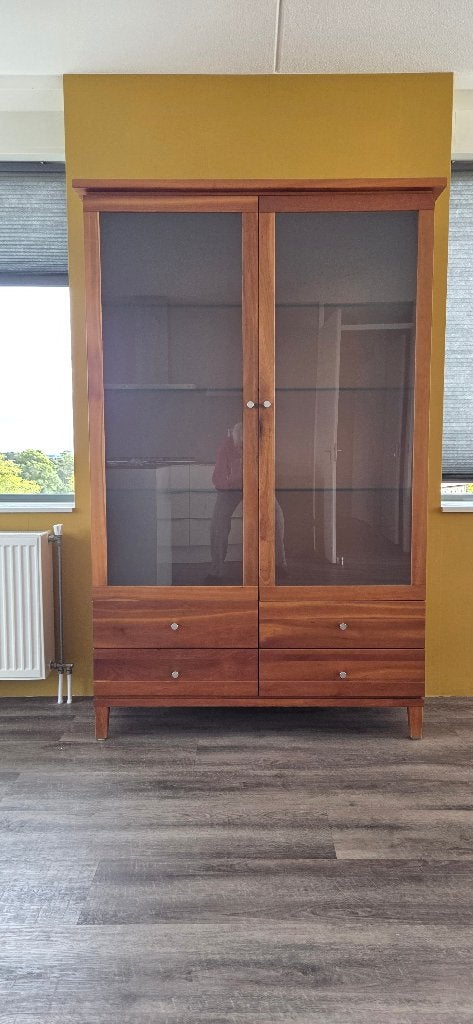 Kersenhouten kast, Huis en Inrichting, Ophalen, Gebruikt, 100 tot 150 cm, 200 cm of meer