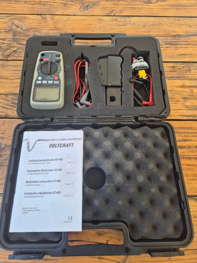 Voltcraft AT-400 Automotive Multimeter originele koffer, Doe-het-zelf en Verbouw, Meetapparatuur, Ophalen of Verzenden, Zo goed als nieuw