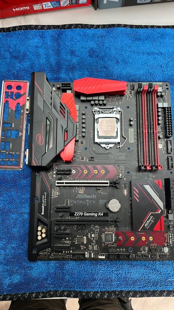 Upgrade set Fatal1ty asrock z270gaming k4, Computers en Software, Moederborden, Ophalen of Verzenden, Zo goed als nieuw, DDR4