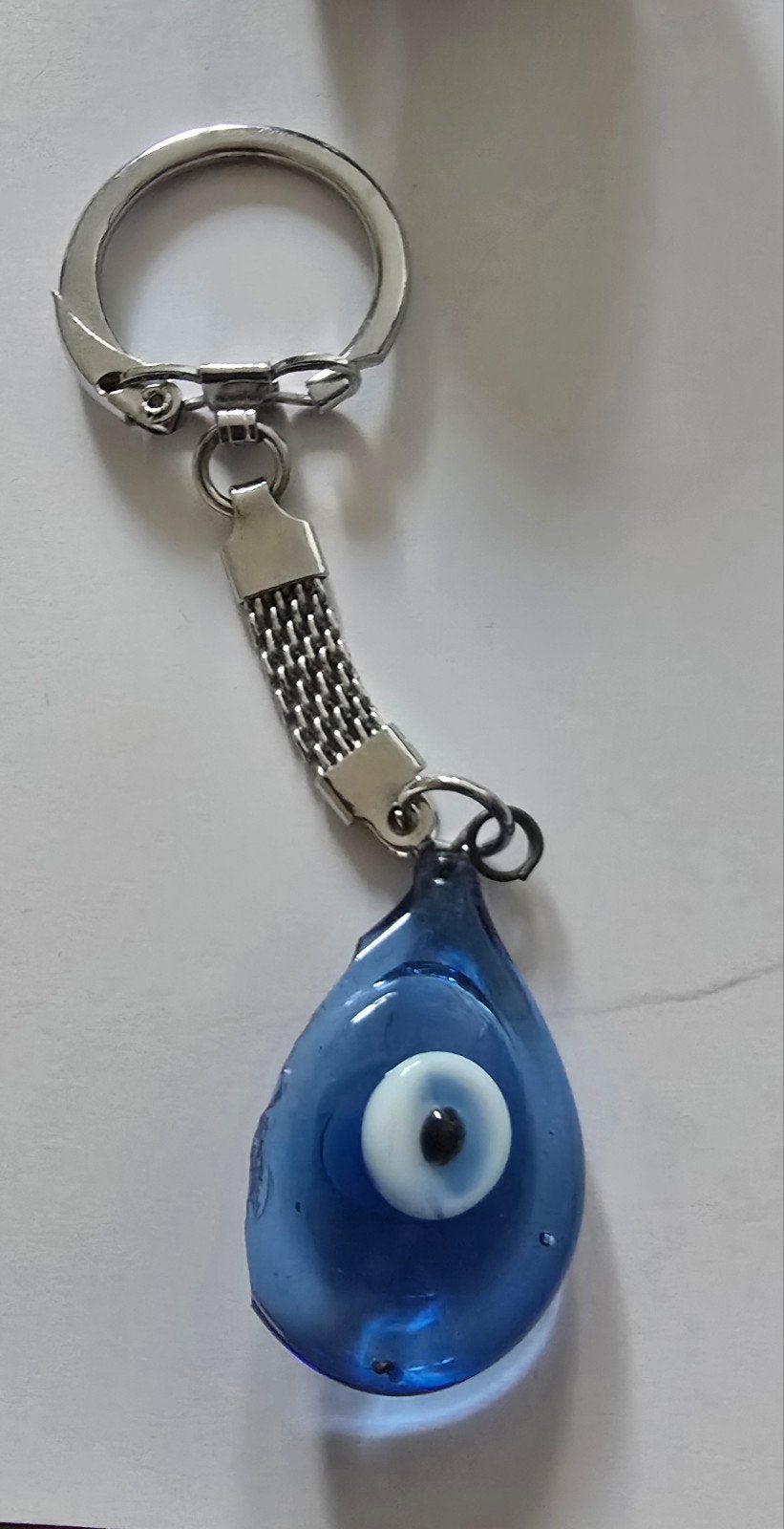 Sleutelhanger met Boze Oog (Nazar) Hanger, Ophalen of Verzenden
