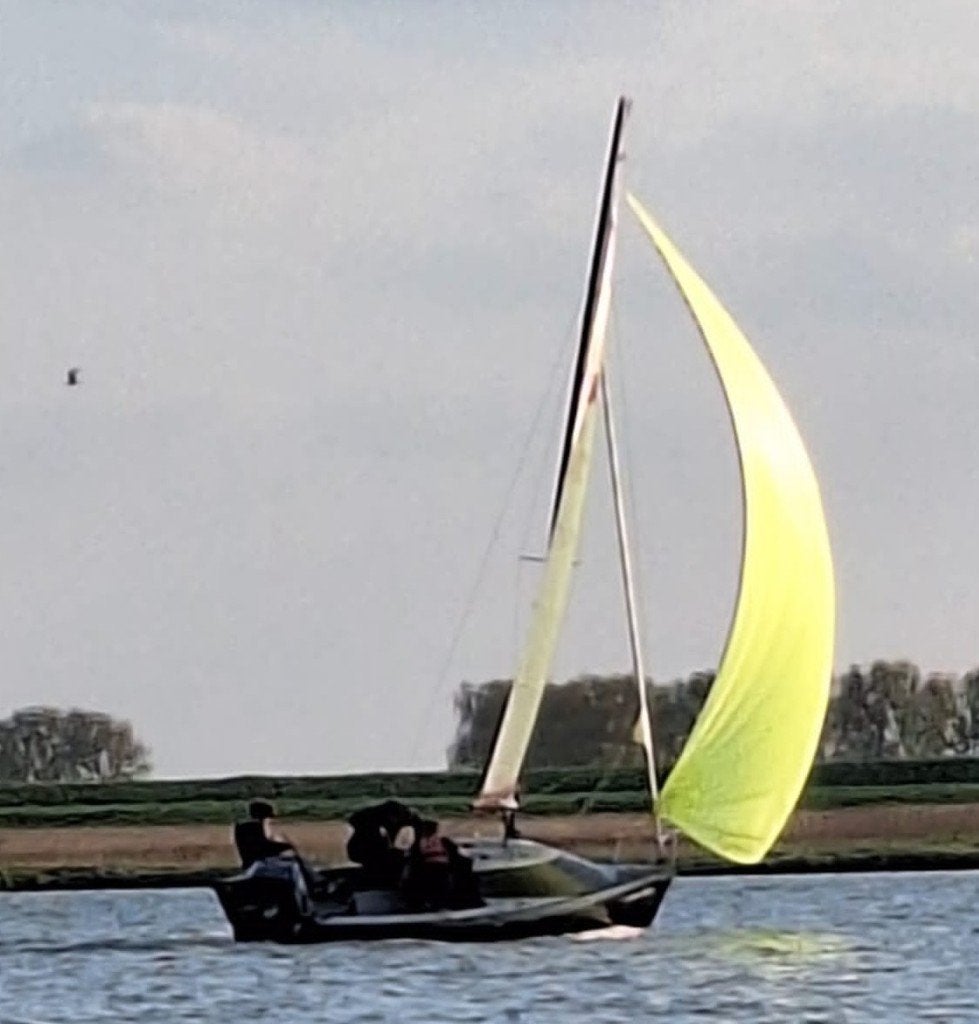 Shanta 550 Micro Cupper met trailer en complete zeilset, Watersport en Boten, Ophalen, Overige merken, Gebruikt, 5 m