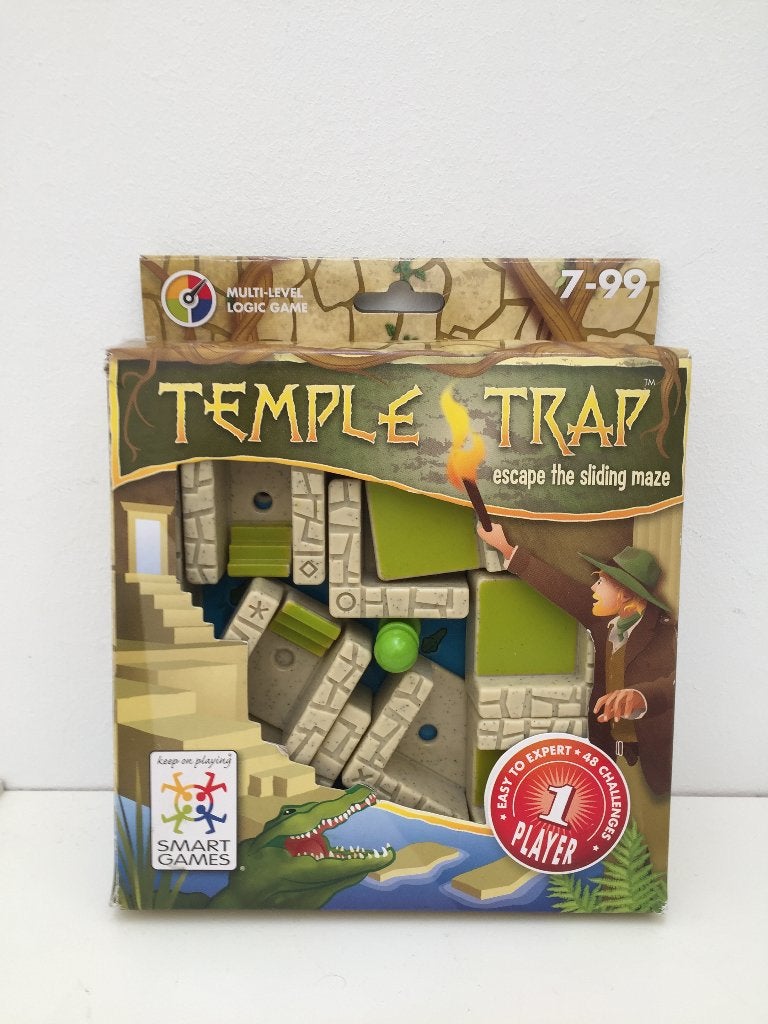 spel Temple Trap SmartGames hersenkraker reisspel, Ophalen of Verzenden, Gebruikt, Puzzelen