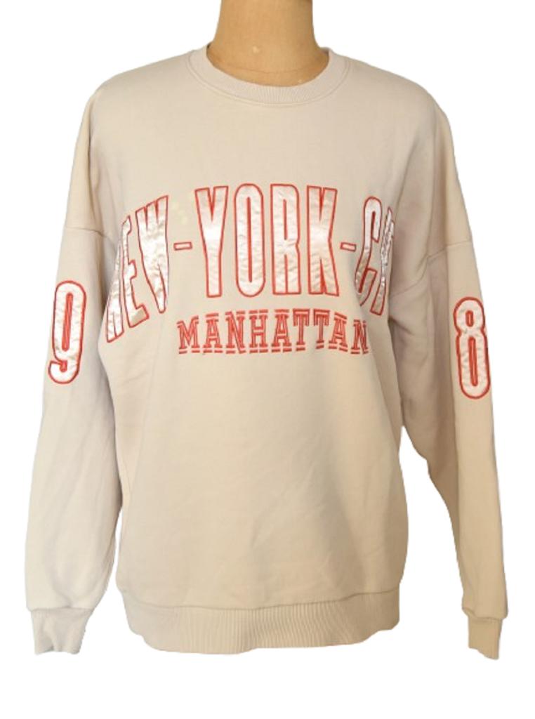 Costes sweater, NYC trui, crème, Mt. S, Overige kleuren, Verzenden, Zo goed als nieuw, Costes