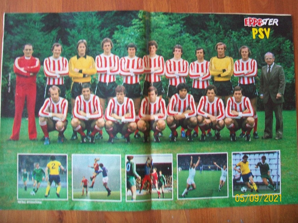 Poster PSV - Eppo 1979, Verzenden, Zo goed als nieuw, PSV, Boek of Tijdschrift