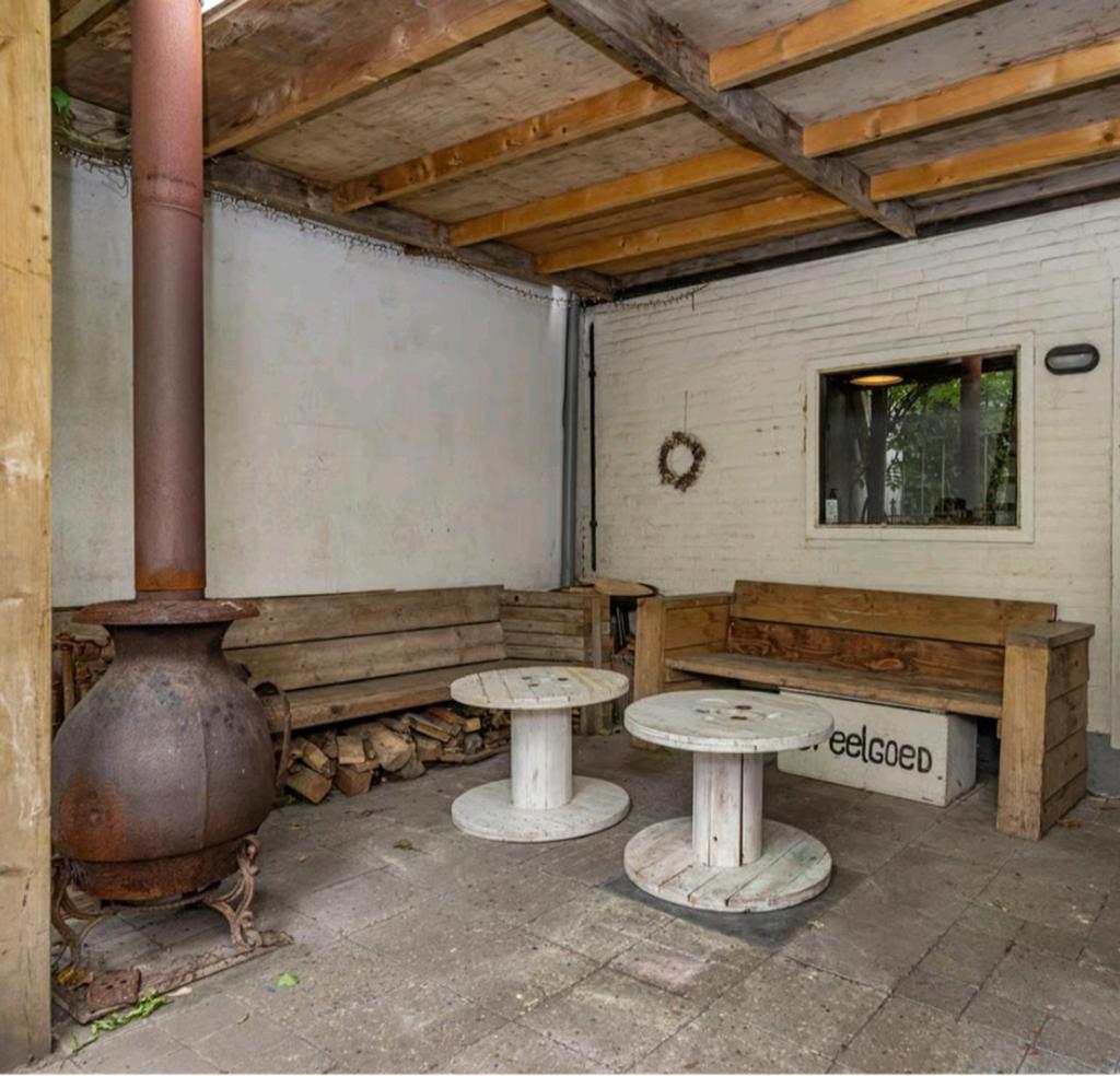 2 massief houten banken., Tuin en Terras, Overkappingen, Ophalen