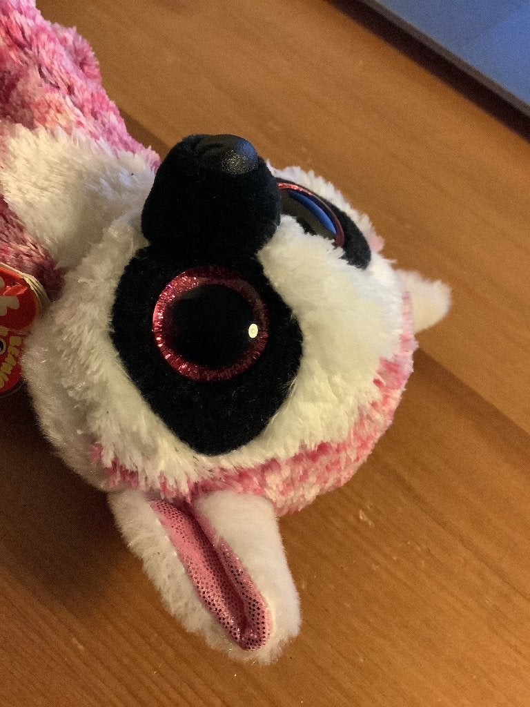 TY Beanie Boo knuffel Lee-Ann Lemur. 2017 15 cm, Overige typen, Ophalen of Verzenden, Ty, Met label