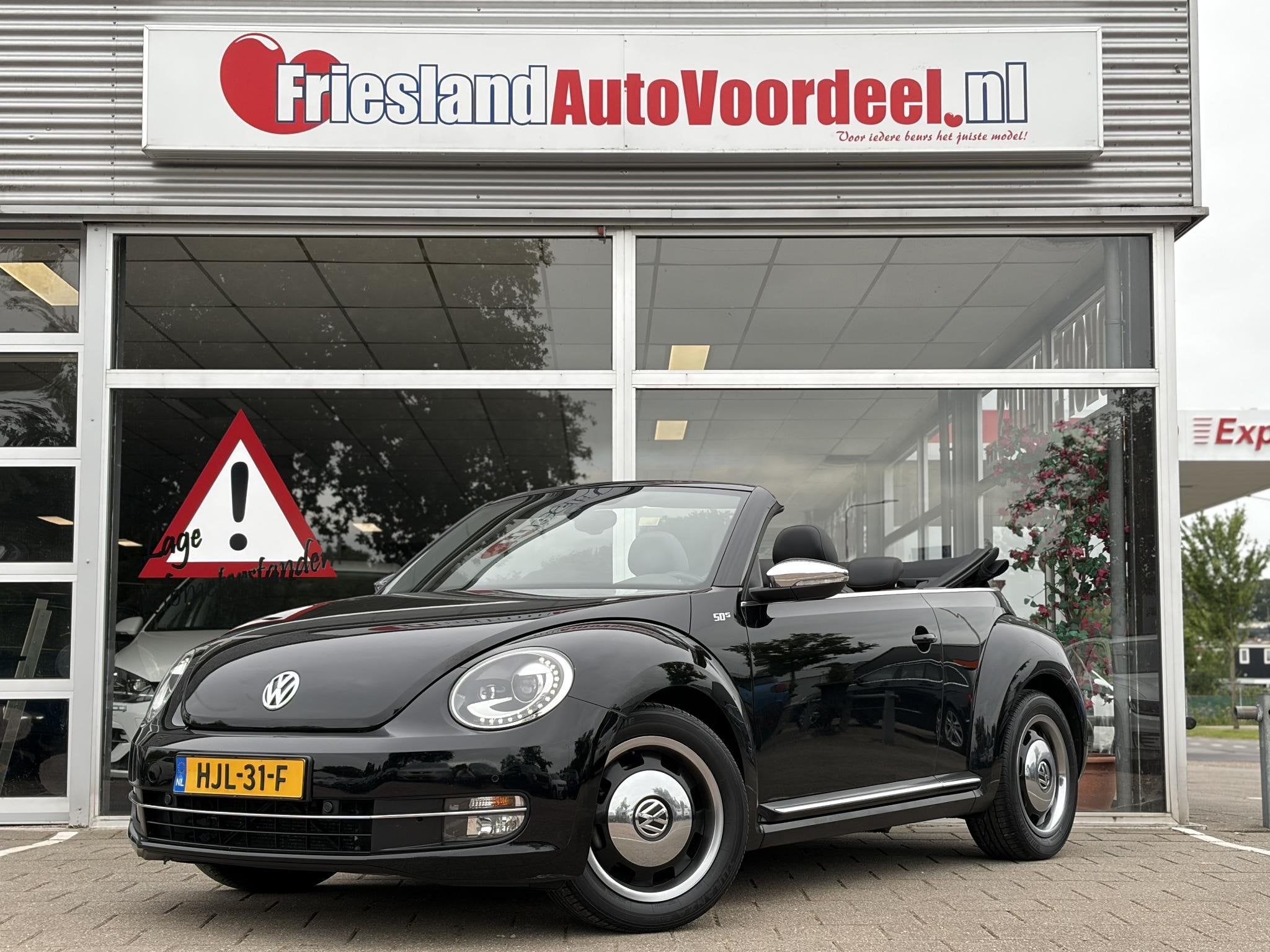 Volkswagen Beetle Cabriolet '50s Edition Automaat / 69.000 K, Euro 5, Gebruikt, Beetle (Kever), 4 cilinders