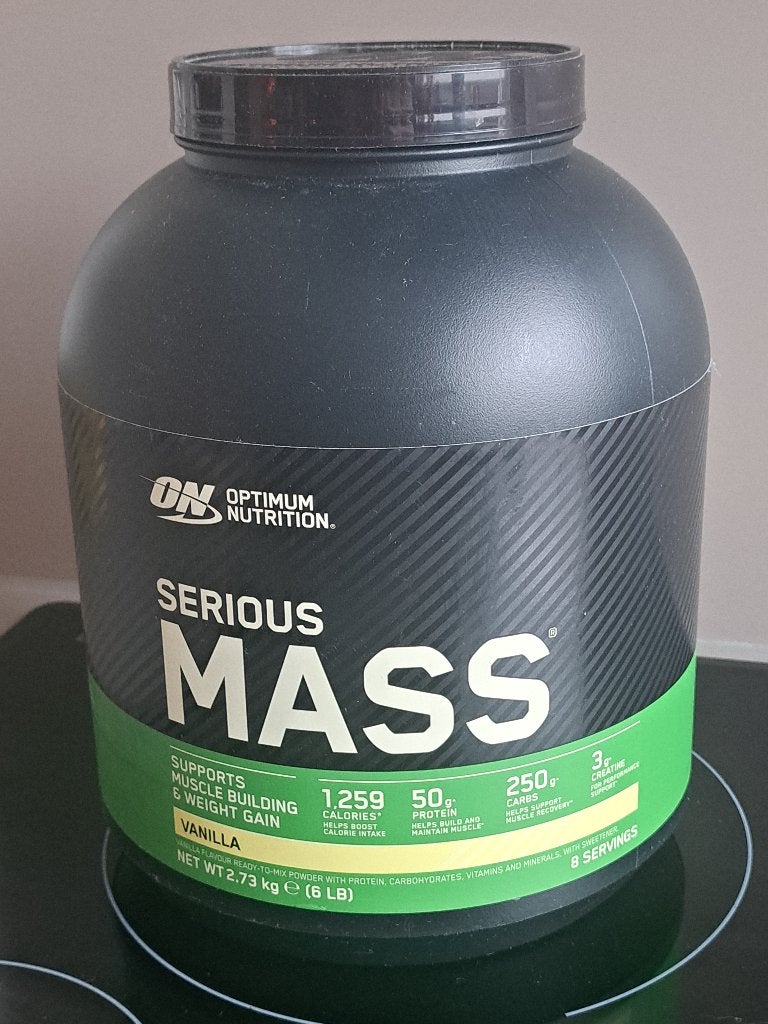 optimum nutrition serious mass, Sport en Fitness, Ophalen, Nieuw, Poeder of Drank