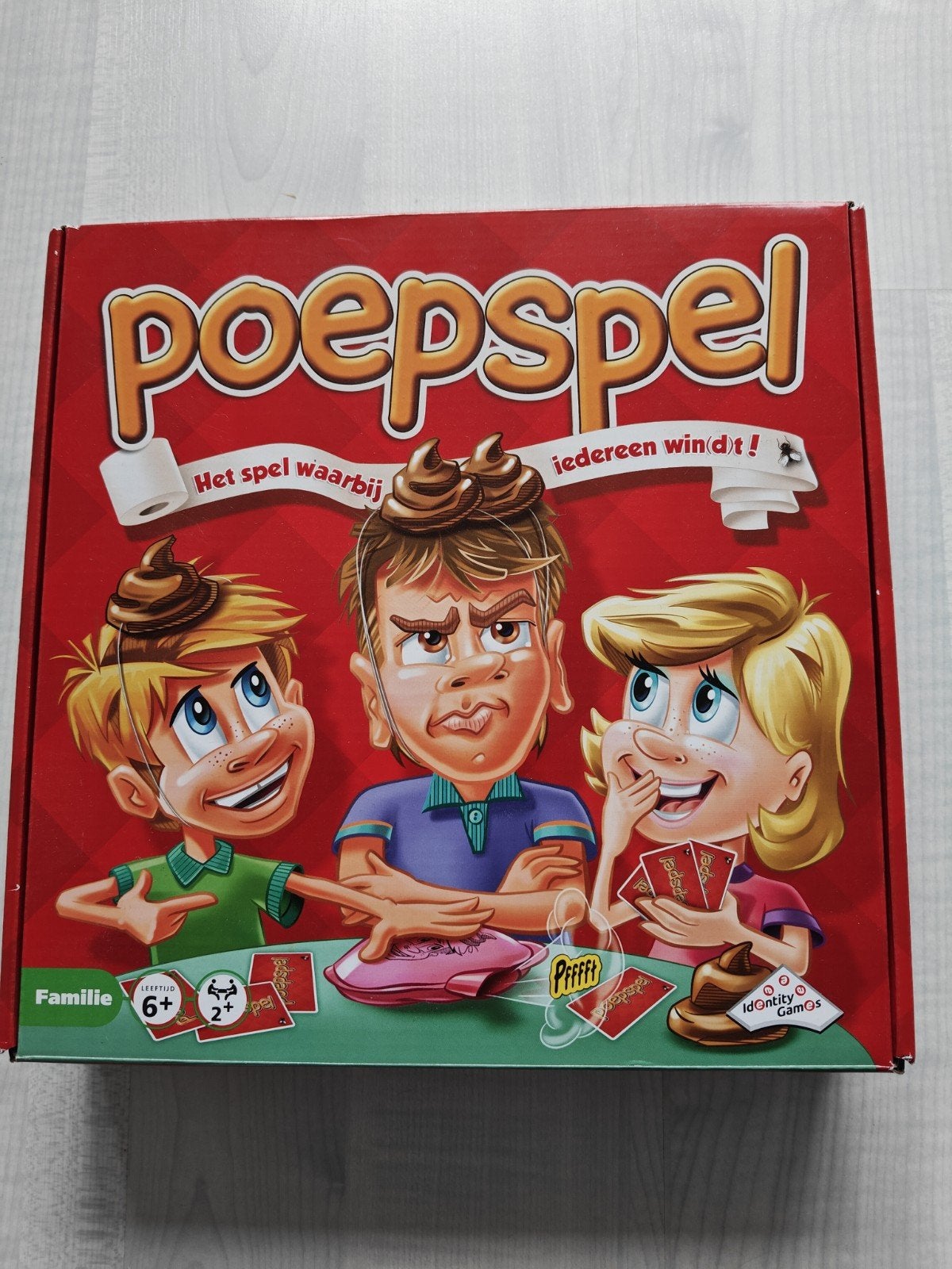 Poepspel, Ophalen of Verzenden, Zo goed als nieuw, Identity Games International BV