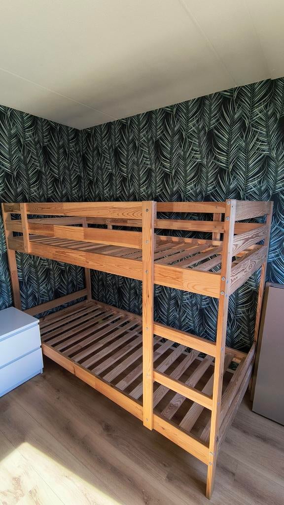 Ikea Mydal grenen stapelbed 90x200 cm, Ophalen, Gebruikt, 90 cm, Eenpersoons