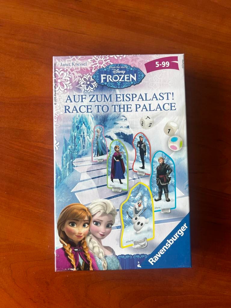 Ravensburger Disney Frozen Spel: Race naar het IJspaleis, Drie of vier spelers, Ophalen of Verzenden, Gebruikt