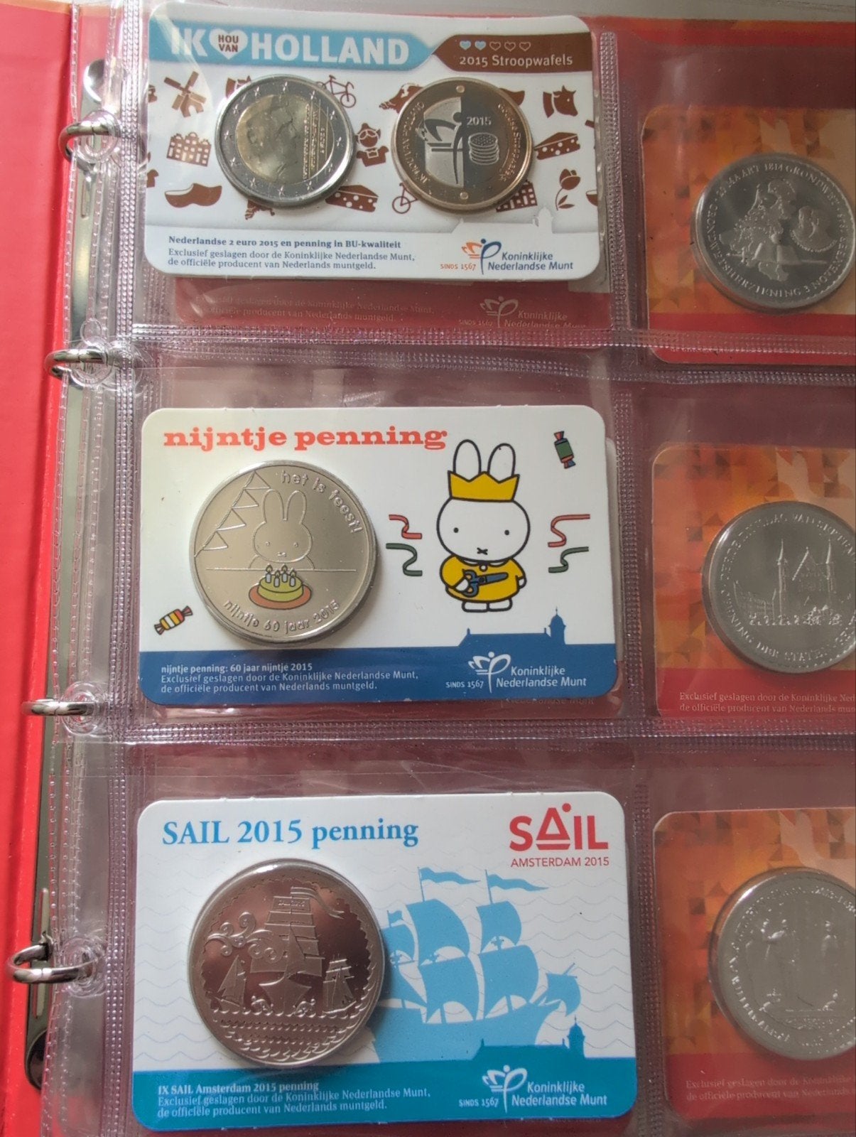 Coincards verzameling: 200 jaar Koninkrijk, Nijntje, Sail, Ophalen of Verzenden, Koningin Beatrix, Overige waardes, Setje