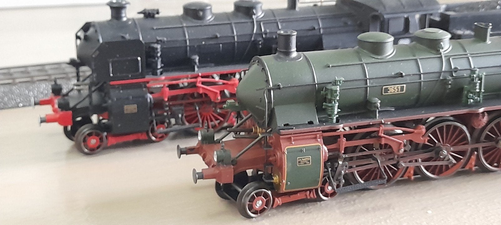Marklin 2stoomlocomotieven met tender 37187 -1-2 nieuwstaat, Wisselstroom, Locomotief, Ophalen of Verzenden, Zo goed als nieuw