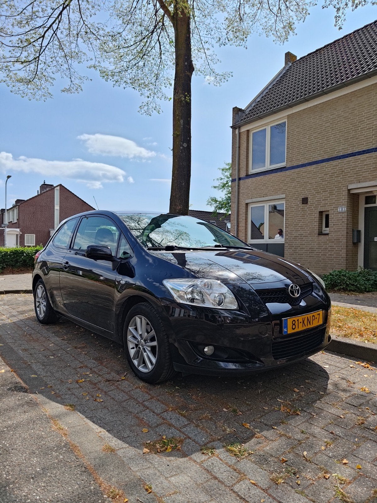 Toyota Auris/Corrolla Dual VVT-i (2010) – Nieuwe APK, Auto's, Voorwielaandrijving, Zwart, 4 cilinders, Zwart