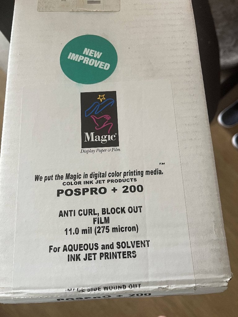 Magic POSPRO+200 Matte Blockout Film ongeveer 20 meter, Ophalen, Zo goed als nieuw, Overige typen, Magic