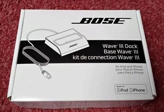 Bose Wave III Dock voor iPod en iPhone, Audio, Tv en Foto, Mp3-spelers | Apple iPod, Nieuw, Overige types, Ophalen of Verzenden