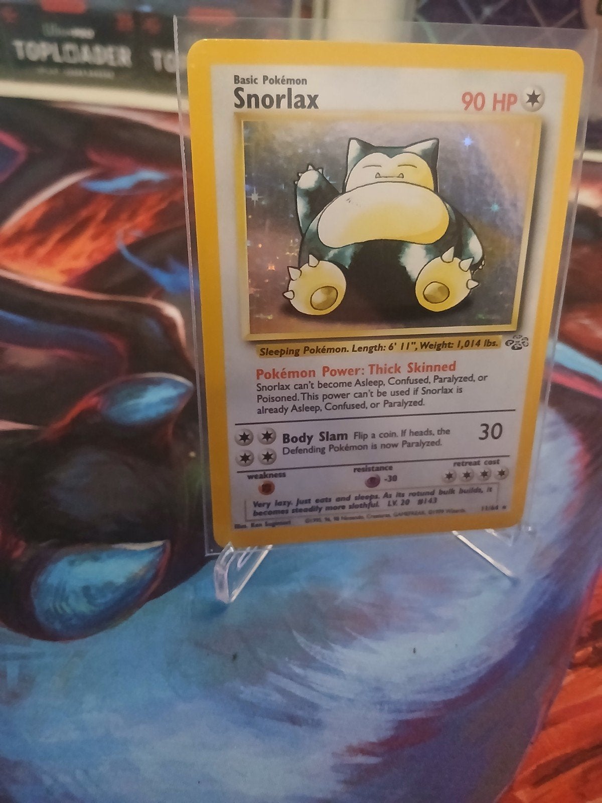 snorlax holo jungle, Ophalen of Verzenden, Zo goed als nieuw