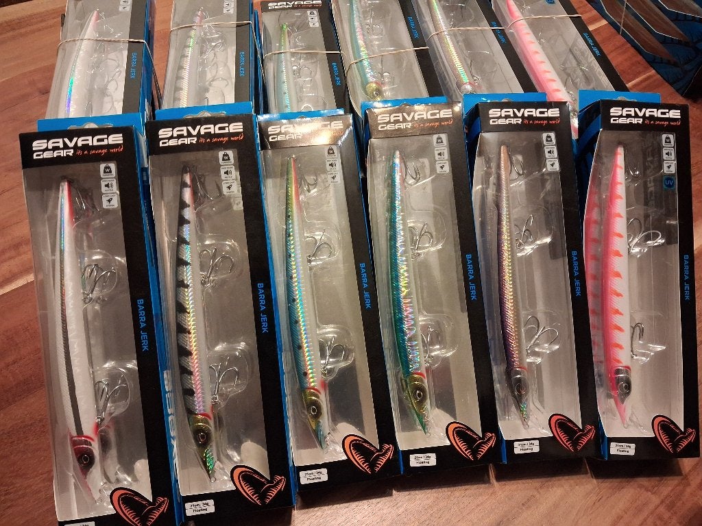Barra Jerk 21cm/34g Floating (Savage Gear) in 6 kleuren!, Watersport en Boten, Tinstraat, Savage Gear, Overige typen, Nieuw