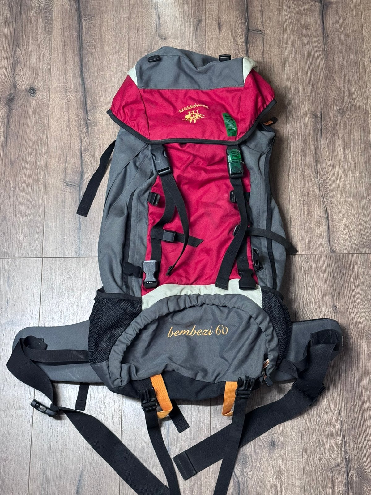 Wildebeast Bembezi 60L Hiking Backpack – Great Condition, Ophalen of Verzenden, Gebruikt, Rugzak