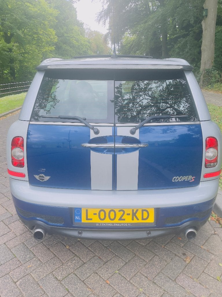 Prachtige Mini Clubman Cooper S. 175 PK bj 2009, Voorwielaandrijving, 1280 kg, Zwart, 4 cilinders