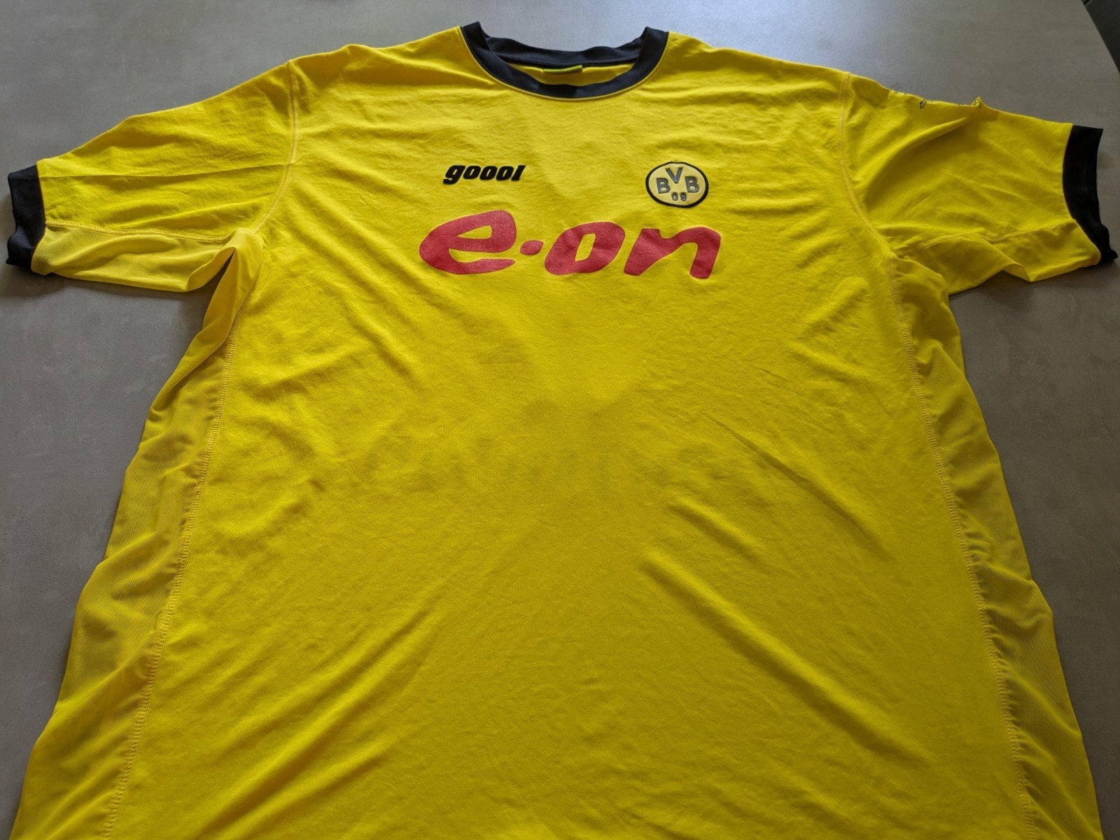 Voetbalshirt Borussia Dortmund Koller vintage shirt 2003, Groter dan maat XL, Ophalen of Verzenden, Zo goed als nieuw, Shirt