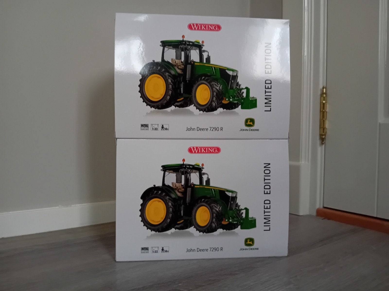 John deere 7290r wiking gelimteerd 1:32, Ophalen of Verzenden, Nieuw, Tractor of Landbouw, Overige merken