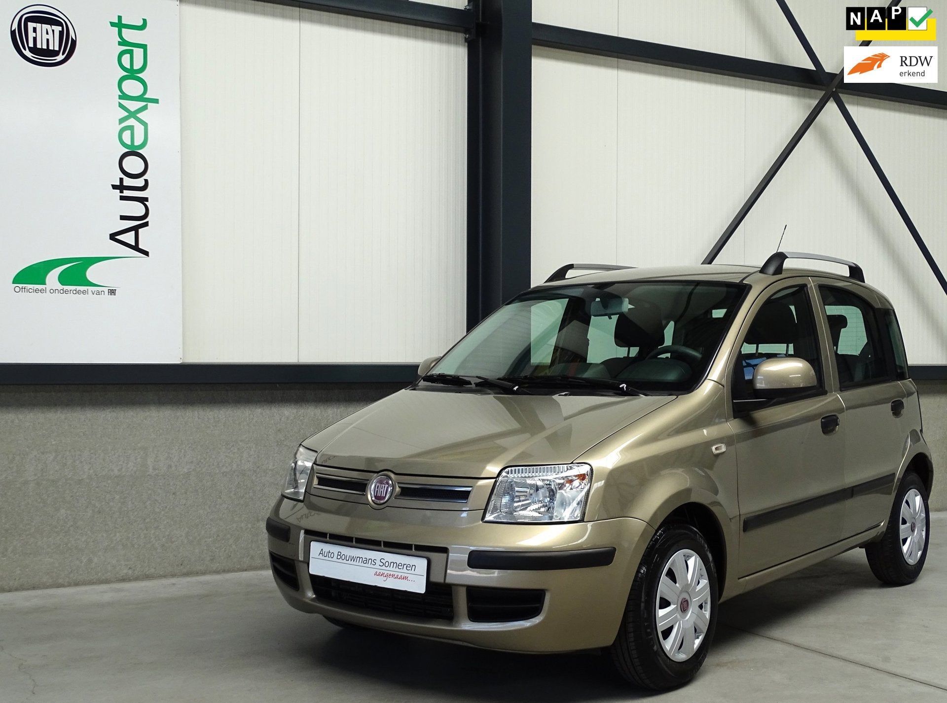 Fiat Panda 1.2 "EDIZIONE COOL" - AIRCO/DAKRAILS/ISOFIX/RADIO, Euro 5, Stof, Gebruikt, Metallic lak