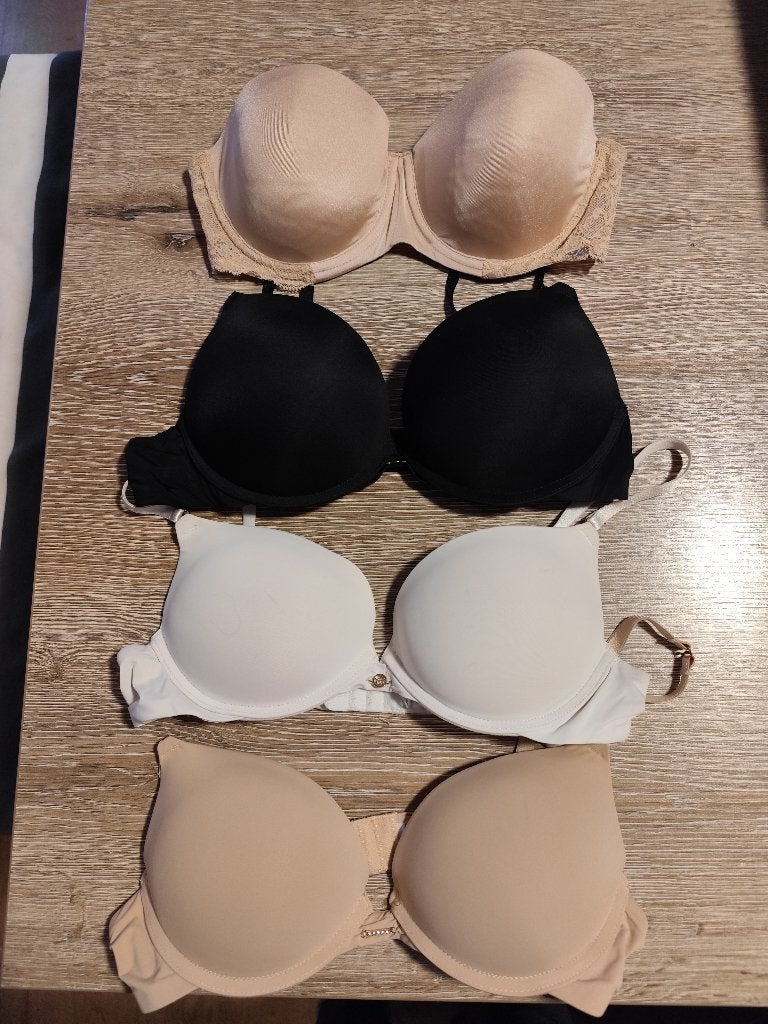 3x push-up bh en 1x strapless bh maat 75c, Kleding | Dames, Ondergoed en Lingerie, Ophalen of Verzenden, Overige kleuren, BH