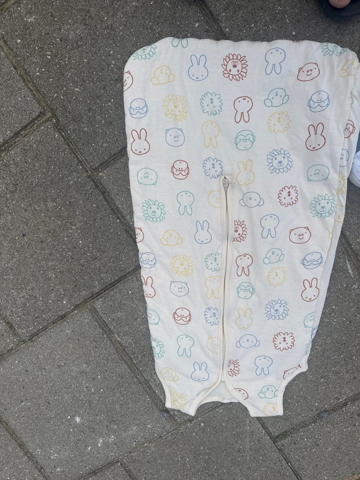 Baby slaapzak met dierenprint, Ophalen of Verzenden, Zo goed als nieuw, Meerkleurig, Slaapzak