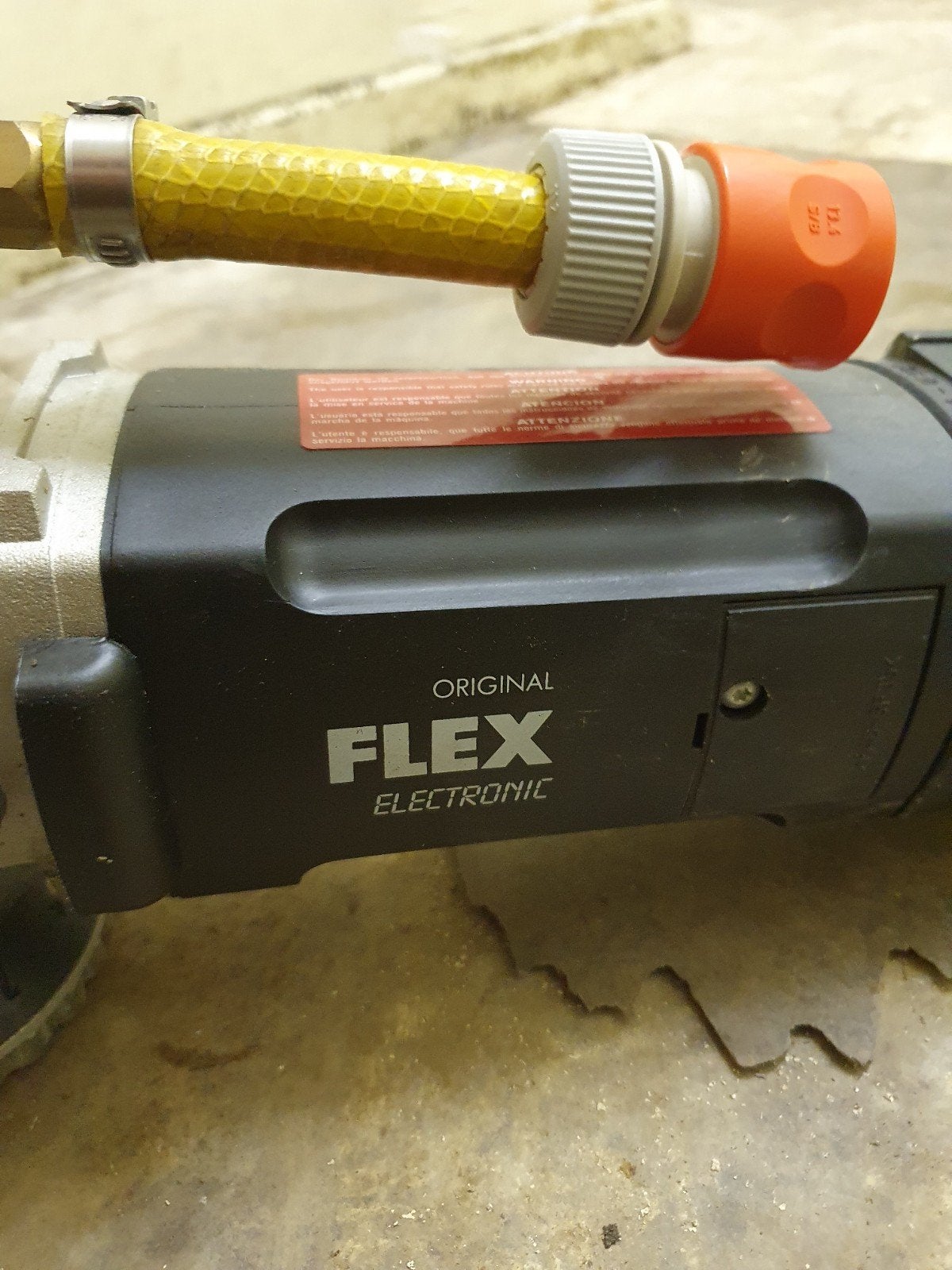 Flex electronic polijstmachine +, Ophalen