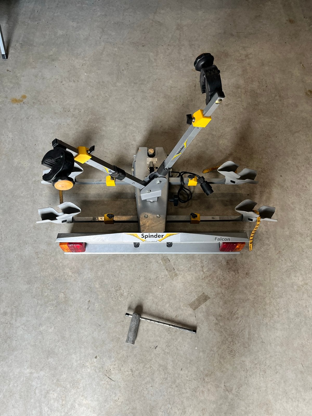 Spinder Falcon  Fietsendrager voor 2 fietsen, Ophalen, Gebruikt, Trekhaakdrager