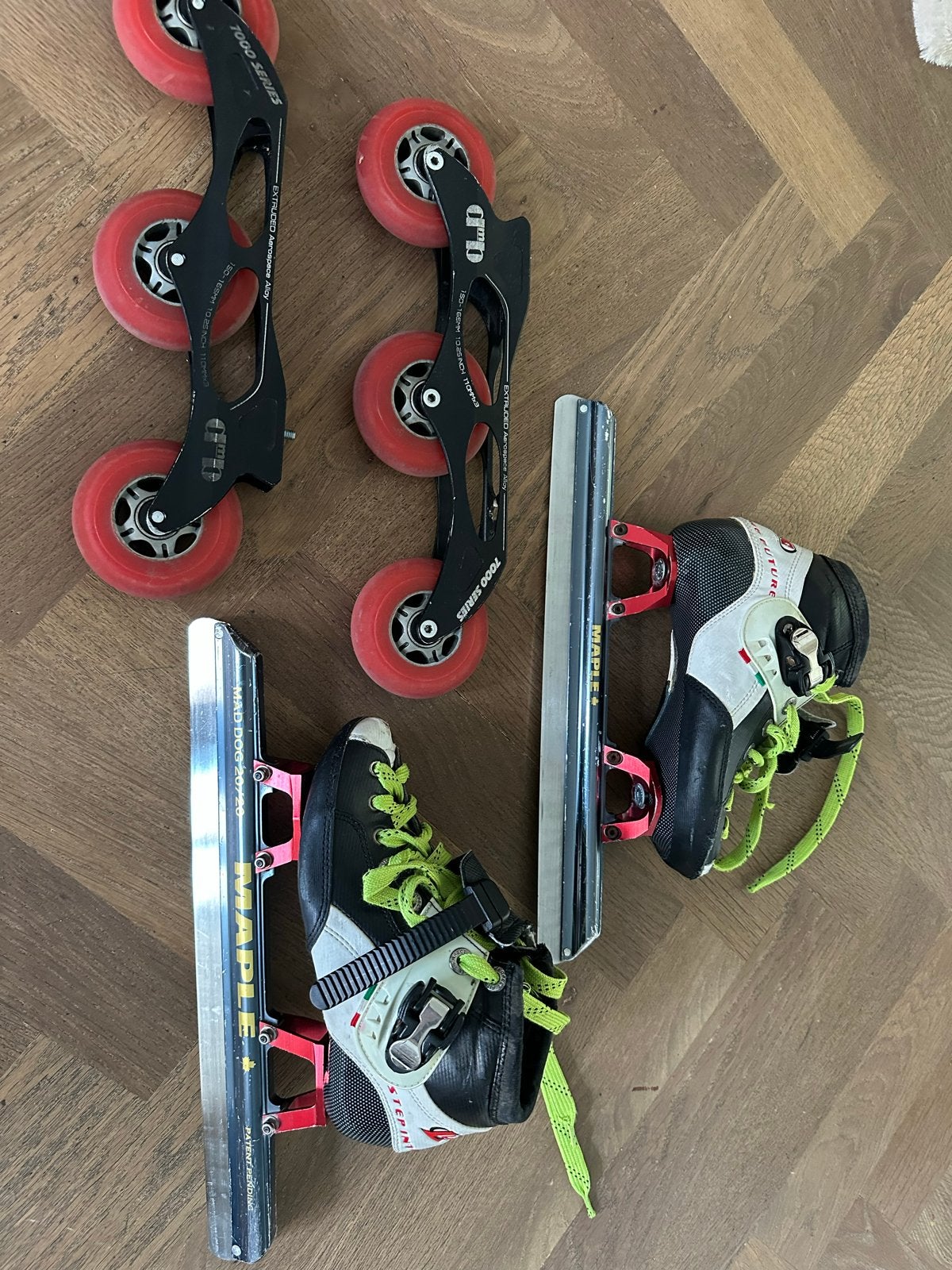 Shorttrack schaatsen/ skeelers maat 34 (Luigino/ maple), Overige merken, Gebruikt, Overige typen, Ophalen of Verzenden