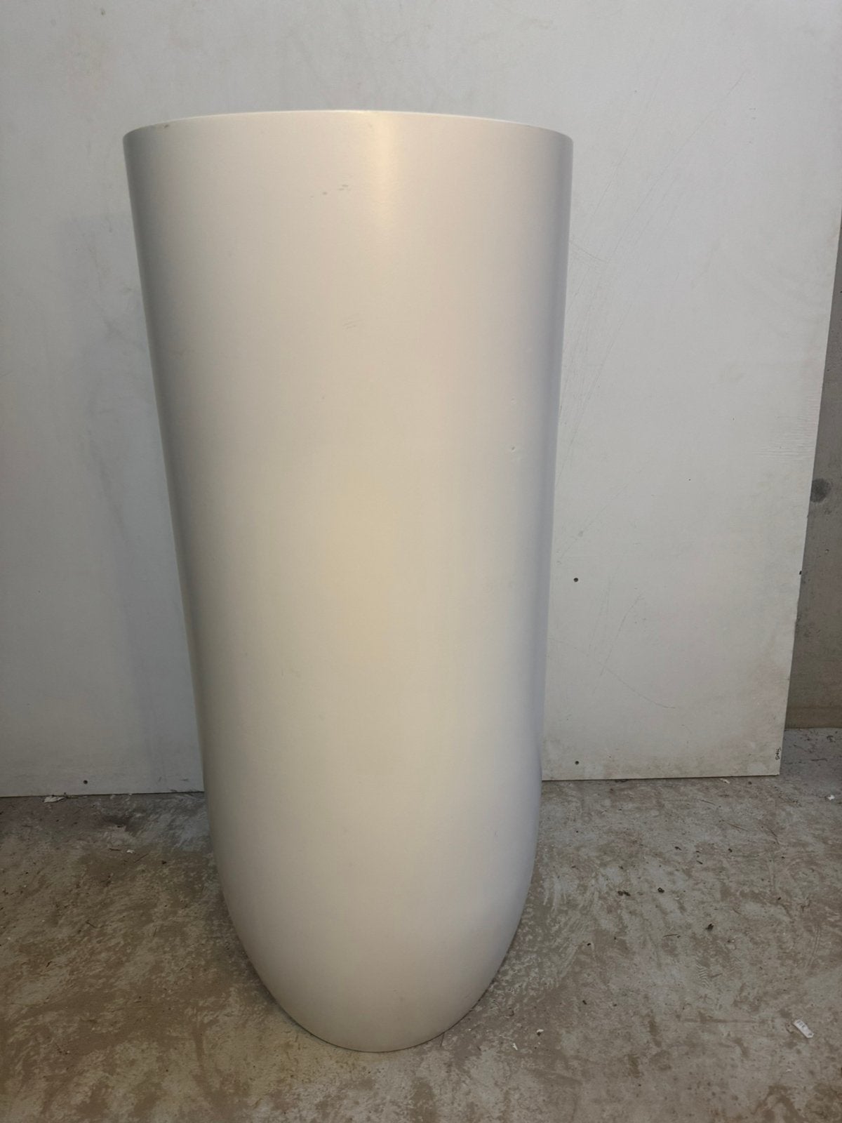 Grote witte bloempot/plantenbak, Ophalen, Kunststof, Gebruikt, Minder dan 60 cm