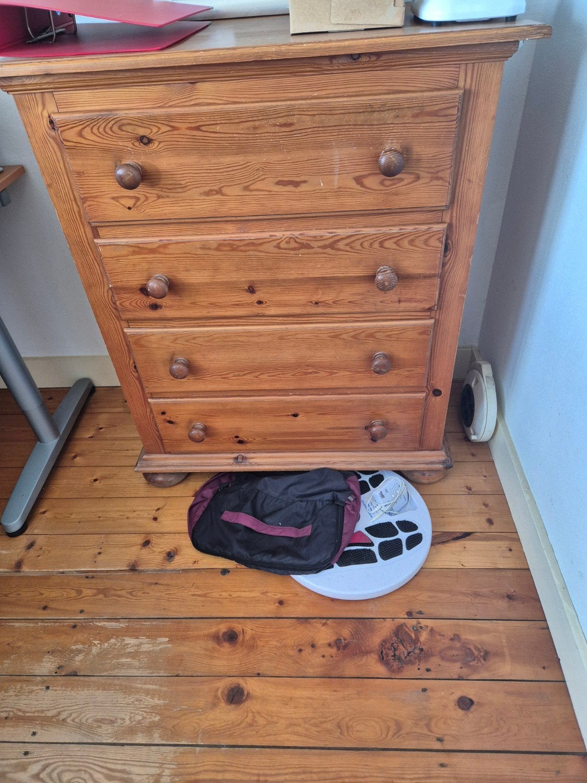 Antieke houten secretaire/ladekast, Ophalen