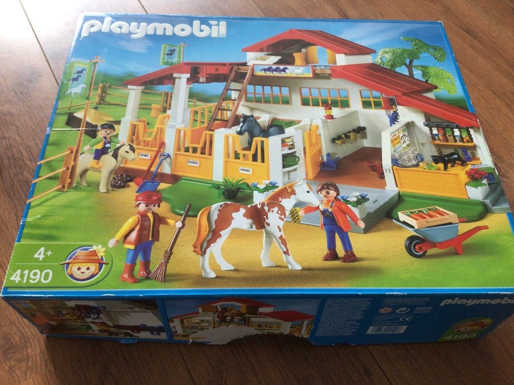 Manege Playmobil, Kinderen en Baby's, Gebruikt, Overige typen, Ophalen of Verzenden, Country