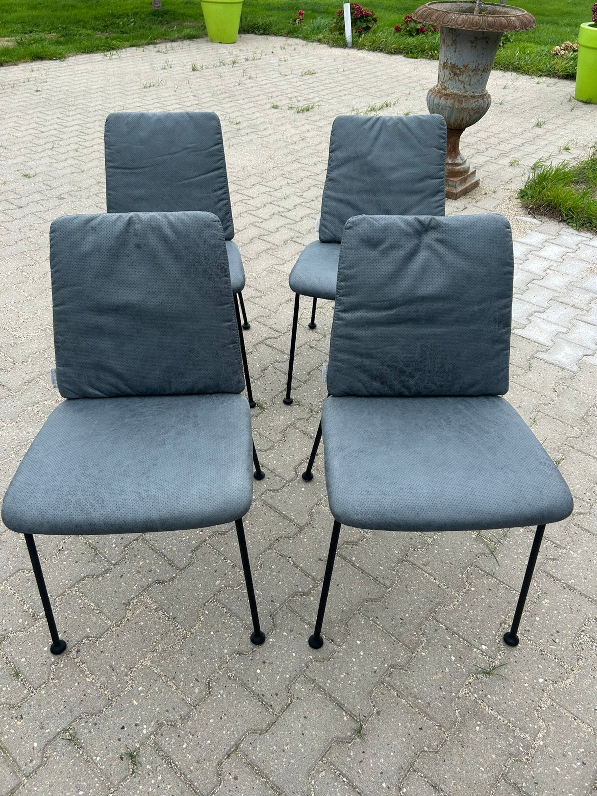 4 eetkamerstoelen van Zuiver Fab NIEUW!, Huis en Inrichting, Ophalen, Nieuw, Leer, Vier