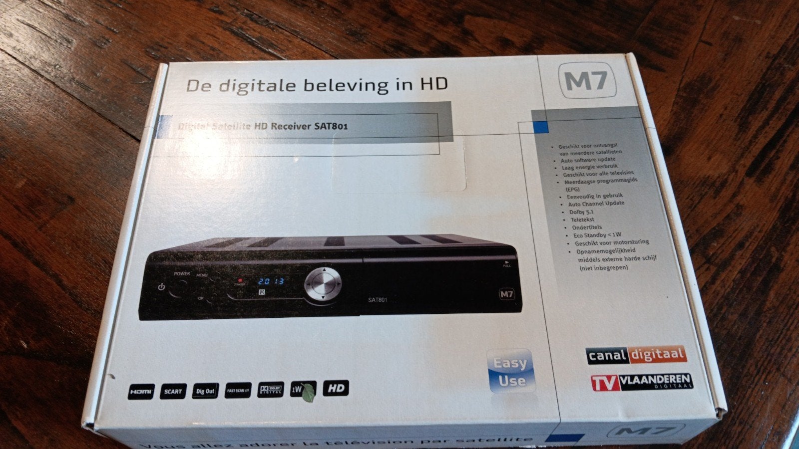 M7 Digitale Satelliet HD Ontvanger SAT801, Ophalen of Verzenden, Nieuw, Decoder