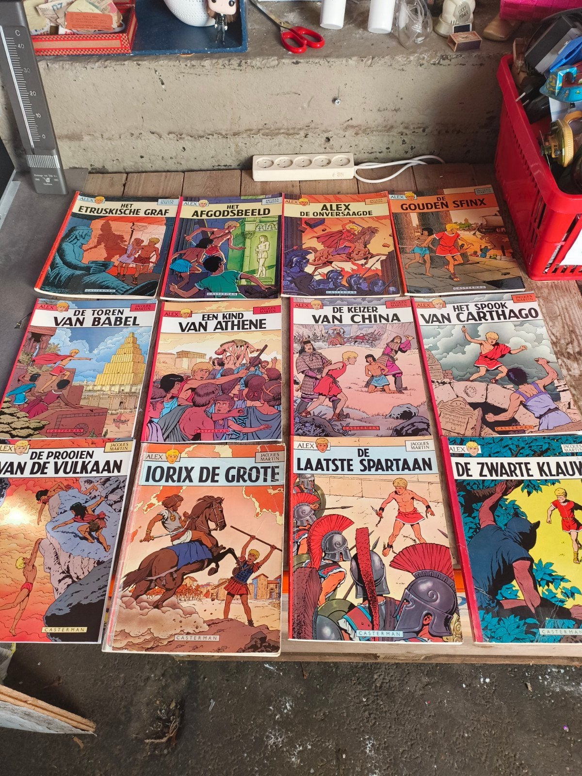 17X Alex ,Jacques Martin,Casterman, Boeken, Meerdere stripboeken, Ophalen of Verzenden, Gelezen