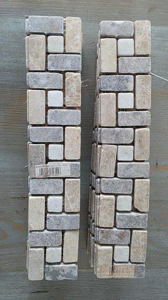 Marmer mozaïek op matjes, Doe-het-zelf en Verbouw, Tegels, Ophalen, Nieuw, Minder dan 20 cm, 20 tot 40 cm